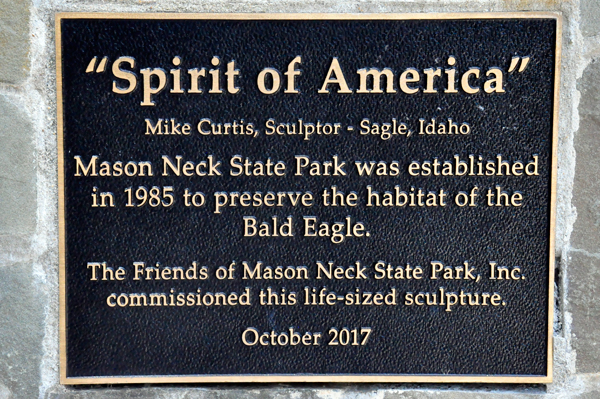 Spirit of America plaque